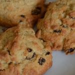 rock-cake-buns on  a plate