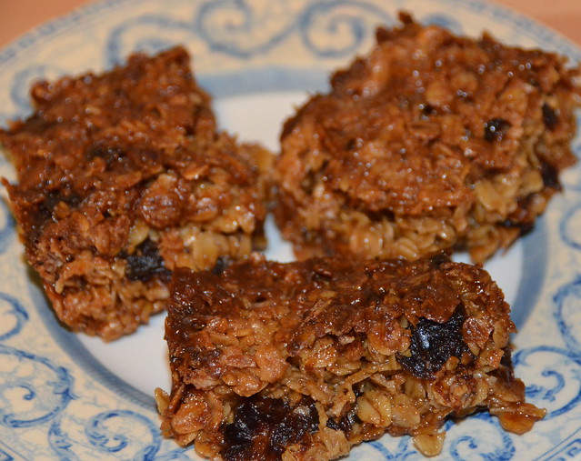 three-flapjacks-with-dates on plates