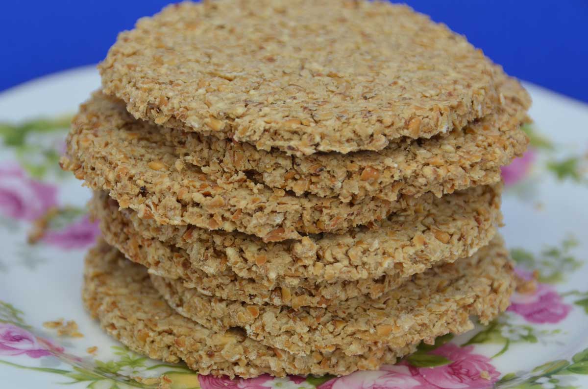 oatcakes on top of one another