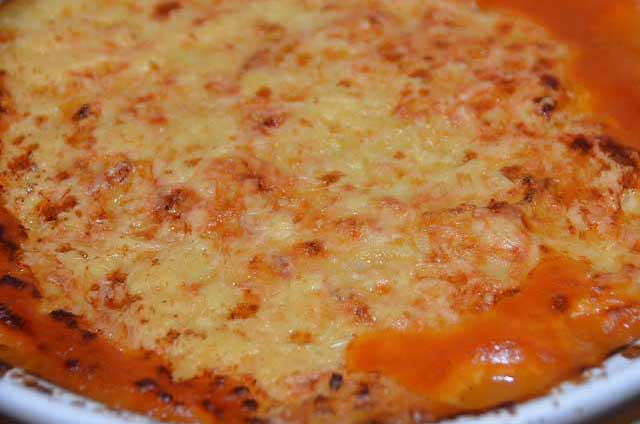 whole shepherd pie with cheese top