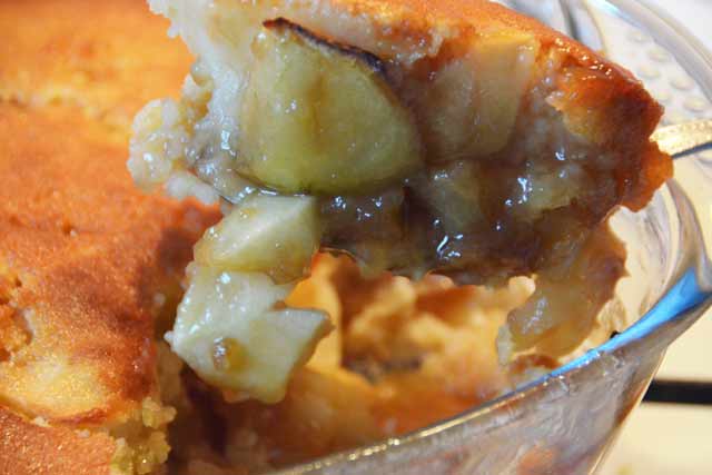 Apple Pudding Cake With Cinnamon Butter Sauce