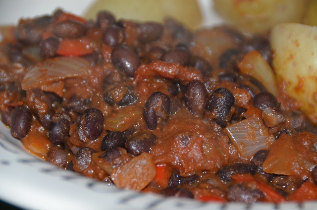 Spicy Black Turtle Bean Stew - Easy Vegetarian Stew