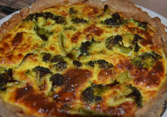 Broccoli And Blue Cheese Quiche-image