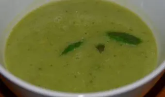 green-soup-with-mints-leaves-on-top