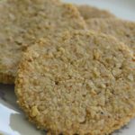 cheese oatcakes on a plate