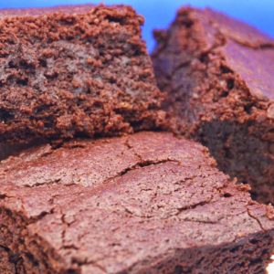 three-brownie-squares-on-a-plate